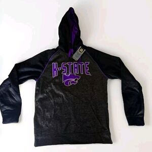 K-State Hoodie with Purple and Black Accents